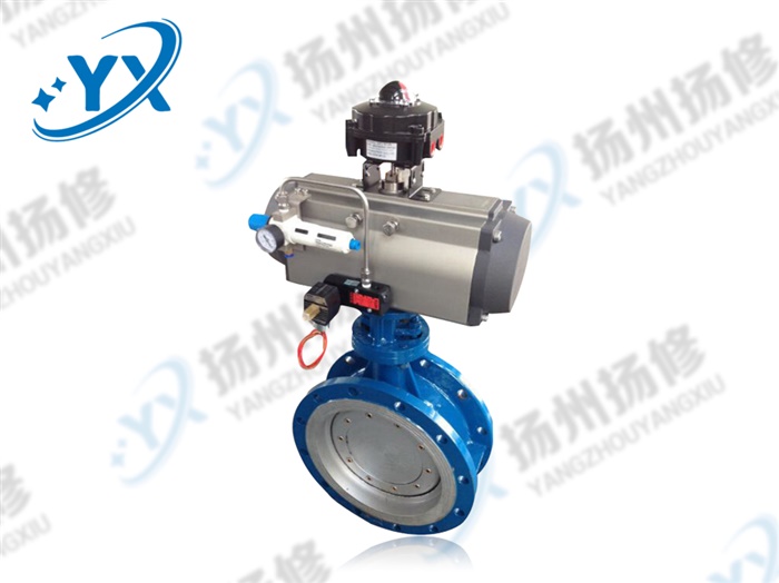 氣動法蘭式蝶閥